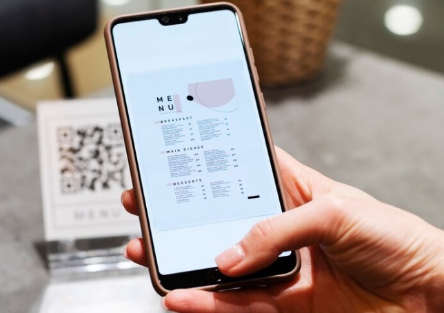 qr scan menu